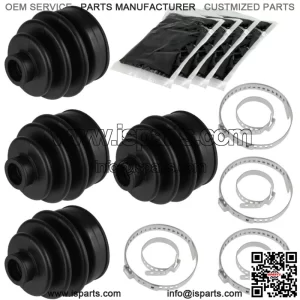 2 Front Right Left Axle CV Boot Kit for Yamaha Rhino 660 YXR660F 4X4 2005-2007 (For: 2006 Yamaha Rhino 660)