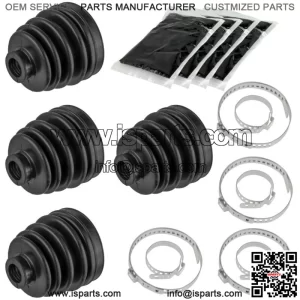 2 Rear Axle Inner And Outer CV Boot Kits for Polaris Sportsman 500 4X4 HO 99-05