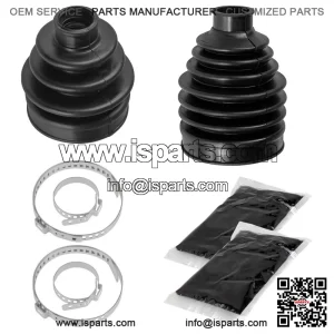 Front Axle Inner & Outer CV Boot Kit For Yamaha Kodiak 450 YFM450 EPS 2022-2025