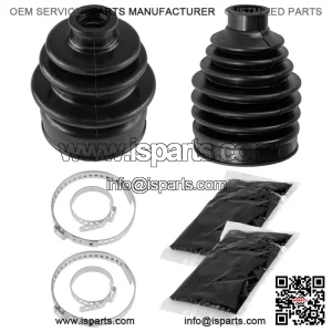 Front Axle Inner Outer Boot Kit For Yamaha Kodiak 700 YFM700 / YFM700 EPS 22-25