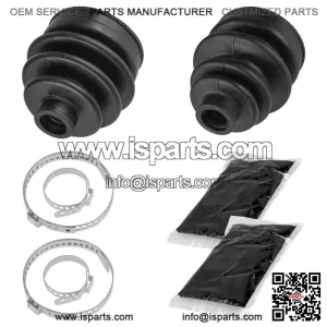 Front Axle Inner & Outer CV Boot Kit Replacement for Suzuki King Quad 300 LT-F4WDXS (1991-1995)