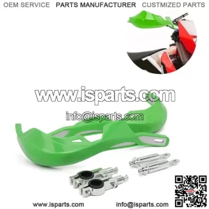 7/8" 22mm and 1 1/8" 28mm Motorcycle Universal Handguards Aluminum Handguard Brush Strips for Off Road ATV Electric Dirt Bike Sur Ron Motocross Enduro - Green