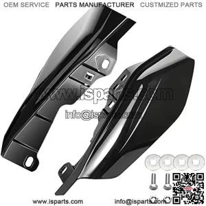 Mid Frame Air Deflector and Heat Shield - Huazu Deflector for Harley Touring Street Road King Glide Road Glide Electra Ultra Limited Tri Glide CVO - Gloss Black (2009-2022)