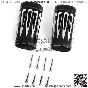 Billet Fork Slider Cover Cow Bells for Harley Flt Fltr Flhr Flhx Flht Touring Street Glide 1986-2021