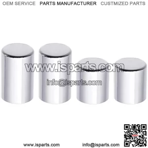 Chrome Docking Hardware Covers Kit 4 PCS Compatible for Harley Davidson Touring Street Glide, Electra Glide, Road Glide, Road King 2009-Later