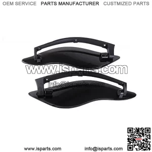 Adjustable Air Deflectors Side Wings Windshield Fairing Side Cover Shield Compatible for 2014-2023 Harley Touring Electra/Street/Tri Glide CVO,Dark Smoke