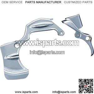 Kuryakyn 6950 Transmission Shroud/Covering for 2009-16 Harley-Davidson Touring & Trike Motorcycles with Stock Head Pipes, Chrome Medium