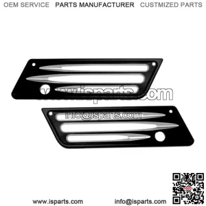 Arlen Ness Deep Cut Saddlebag Latch Covers For Harley Touring