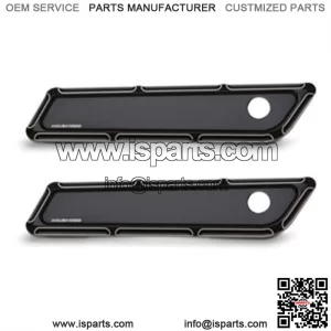 Arlen Ness Beveled Saddlebag Latch Covers For Harley Touring