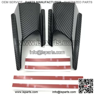 2Pcs Motorcycle Winglets Side Spoiler Front Fairing Wing Tip Cover Trim Parts (For: More than one vehicle)