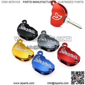 Motorcycle CNC Key Case Shell Cover For Vespa GTS 300 GTV LX SPRINT PRIMAVERA150