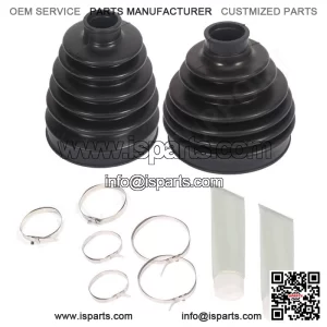 Pair Outer and Inner CV Axle Boot Kit Front For 2007  Silverado 1500 (For: More than one vehicle)