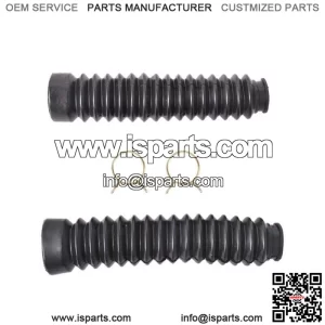 2X Motorcycle Front Fork Shock Cover Boots For  Honda CG125 1985 1986 1987