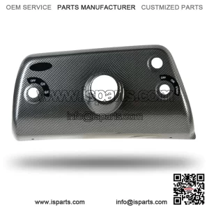 YAMAHA RHINO 450 660 BLACK CARBON FIBER LOOK DRIVER DASH COVER