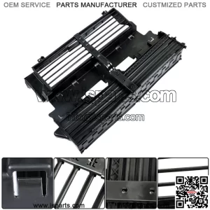 Front Bumper Grille Radiator Shutter W/O Motor For 2013-2016 Ford Fusion 2.0L