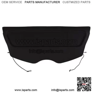 Rear Trunk Cargo Cover Protector for 2013-2017 Nissan Leaf 79910-3NL1B Black