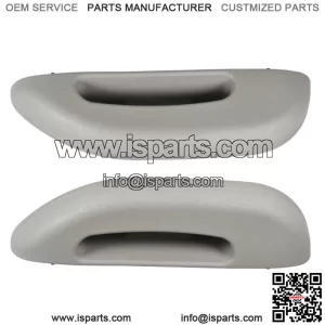 Front Left+Right Pair Inner Door Armrest Handle Cover For Chevy GMC 96 1997-2002