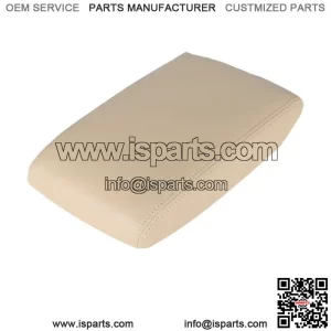Beige Front Console Armrest lid Cover W/ Hardware For 2008-13 Toyota Highlander