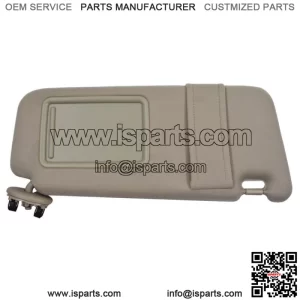 Sun Visor W/O Vanity Light  Right Beige For 2007-2010 2011 Toyota Camry