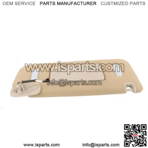 Passenger Right Side Sun Visor For 2007-2014 Silverado Sierra Tahoe Yukon Beige