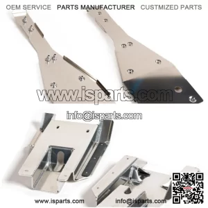Full Chassis Glide & Swing Arm Skid Plate Gaurd Combo Yamaha 660 660R (For: Yamaha 660R)