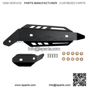 For YAMAHA YFM700R Muffler Mid Pipe Heat Shield Protector 2015-2023 Black (For: More than one vehicle)
