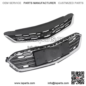 Front Bumper Upper Grill Middle Lower Grille For Chevrolet Cruze 2016 2017 2018