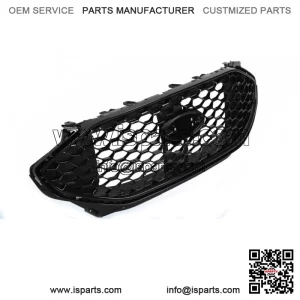 For 2019-2022 Ford Edge ST 4DR Sport Gloss Black Front Grille W/O Camera Slot