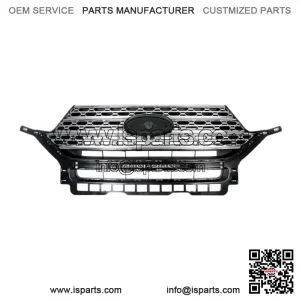 Front Grille Panel Chrome For 2020 2021 Ford Explorer Limited / Platinum