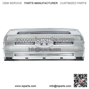 Front Bumper Grille For Ford F-150 2015-2017 Chrome W/O Parking Sensors