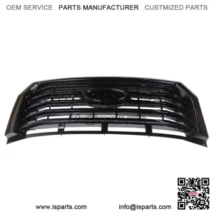 For Ford F150 2015-2017 Gloss Black Horizontal Front Bumper Upper Grille ABS
