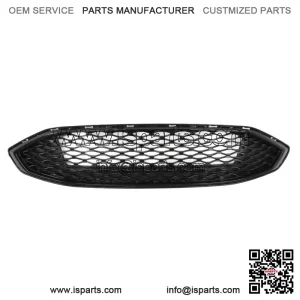 Front Bumper Upper Grill Grille For Ford Fion 2017- 2018 Gloss Black