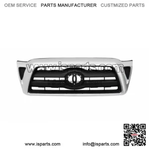Front Bumper Grille Fit For 2005-11 Toyota Tacoma Chrome 5310004360