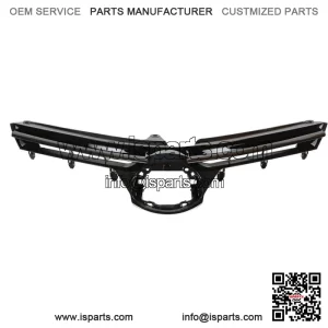 For Toyota Corolla LE XLE 2017-2019 Front Upper Bumper Grille Glossy Black Grill