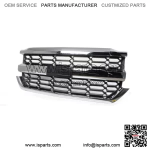 Front Upper Grille For Chevy Silverado 1500 2016 2017 2018 2019 Chrome 84602489