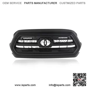 Front Upper Bumper Grille For Toyota Tacoma 2016-2021 Matte Black 53100-04540