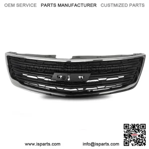 Front Bumper Upper Grille For 2013 2014-2017 Chevrolet Traverse w/Chrome Molding