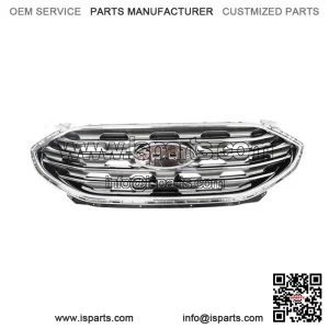 Front Upper Bumper Grille Chrome For 2019-2022 Ford Edge KT4B-8200-AK
