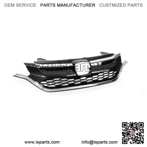 Front Bumper Upper & Lower Grille Grill ABS for Honda CRV CR-V 2015 2016 Chrome