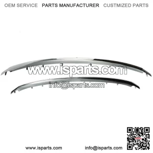 Front Lower & Upper Chrome Grille Trim Molding For 2011-2015 Ford Explorer