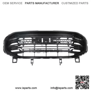 Fit For 2018 - 2021 Gmc Terrain Front Bumper Upper Grille Grill Glossy Black