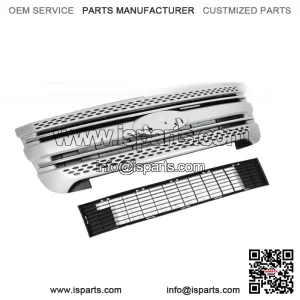 Front Bumper Upper Grille Assembly For 2011-2014 2015 Ford Explorer Silver