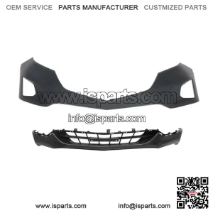 For 2018 2019 Chevrolet Equinox Front Bumper Cover Assembly Unpainted Plastic