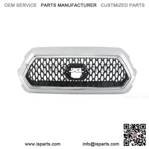 Front Upper Grille Chrome Assembly Fit For 2016 2017 2018-2021 Toyota Tacoma