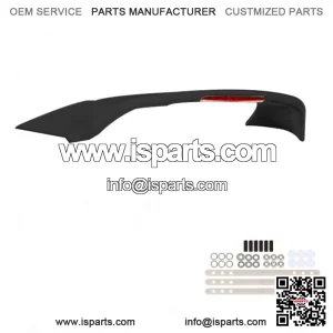 Trunk Spoiler Lid With LED Lights Fit For 2012-2015 Honda Civic 4 Door Plastic