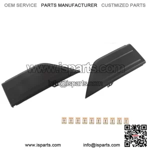 2x Front Bumper Guard Insert Pad End Cap Cover For Ford F150 2021-23 Left+Right