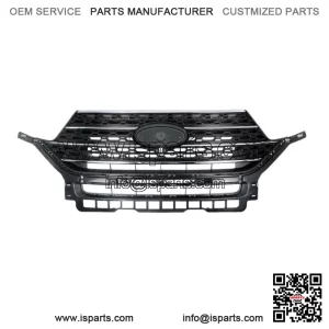 Front Radiator Grille Gloss Black & Chrome For Ford Explorer XLT 2020 2021