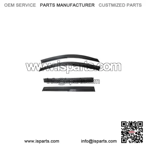 Window Visors For 2006-2012 Toyota RAV4 Vent Sun Rain Deflector Guard 4Pcs Smoke