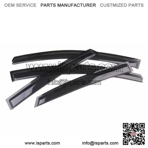 Window Visor Fit For 2013-2019 Sentra Sedan JDM Wavy 3D Smoke Rain/sun Guard