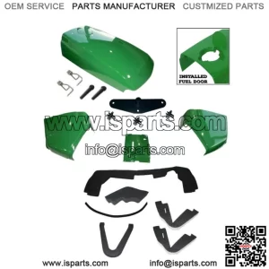 New Upper Hood/Fuel Door Kit/Cowl Set/CATCH/ Seal Kit fits John Deere 4500